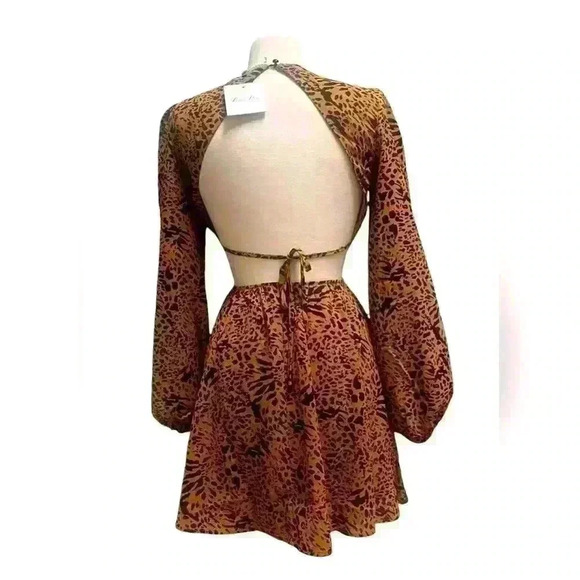 PETAL DEW animal print dress - Picture 2 of 5